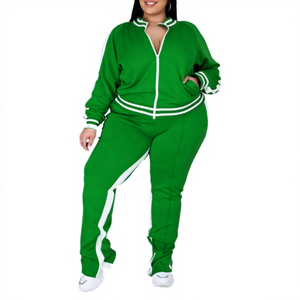 Chándal con Capucha Estampado Ecológico de Talla Grande para Mujer, Manga Larga, Chándales 2026 para Mujer, Chándal con Capucha Lisa - Product Image 4