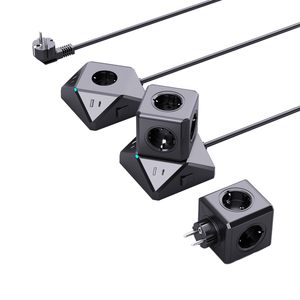 CE Standard Cube Power <b>Switch</b> Socket New Design 5 AC Outlets 2 <b>USB</b>-A 2 TYPE-C PD 67W Fast Charging 16A Extensive Cord - Product Image 1