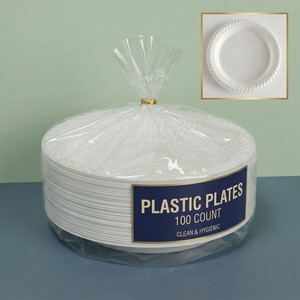 Piatti <span class=keywords><strong>di</strong></span> Plastica Dorati Monouso per Matrimoni, Set <span class=keywords><strong>di</strong></span> Piatti Trendy 2026, Fornitore <span class=keywords><strong>di</strong></span> Piatti Usa e Getta all'Ingrosso - Product Image 1