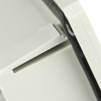 Pour armoire électrique CONTROL IP55 étanche à la poussière 94v-0 assemblage sans outil Maintenance Ventilation ventilateur d'air filtre persienne