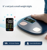 Pèse-personne intelligent avec mesure de la fréquence cardiaque, application de haute qualité, pèse-personne numérique intelligent pour la santé, pèse-personne intelligent pour la composition corporelle