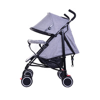 Poussette bébé 3 en 1 très luxueuse avec absorption des chocs à quatre roues multifonctionnalité de voyage pliable et pratique