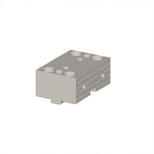 Mandril liso acanalado de mandíbula fija para mordazas modulares superiores - Product Image 1