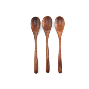 <span class=keywords><strong>Lot</strong></span> de cuillères en bois et bambou pour la cuisine, ustensiles de cuisson, cuillères <span class=keywords><strong>à</strong></span> soupe, cuillères <span class=keywords><strong>à</strong></span> thé, cuillères pour enfants, ustensiles de restauration, pour riz et soupes - Offre Spéciale - Product Image 3
