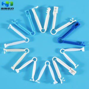 Hanheng gunting jepit kabel pusar, gunting medis sekali pakai untuk rumah sakit steril Abs ukuran 50mm, nilon PE PP untuk disinfektan lecet - Product Image 4