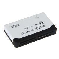 Lector de tarjetas de memoria todo en uno para USB externo Mini SDHC M2 MMC XD CF
