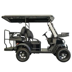 Latest Style <b>2</b>+<b>2</b> <b>Passengers</b> Luxury Vintage Sightseeing Golf Cart With Lead Acid Battery and 40-50km/h Speed <b>2</b>+<b>2</b> Person - Product Image 4