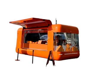 Complete Gas Water Electric System Mobile Kitchen Food Trailer Licensed Coffee Pizza Corn Roll Food Truck Full Kitchen Lockable - Product Image 3