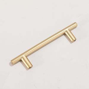 Poignée de tiroir en alliage d'aluminium doré, moulée sous pression, style luxe léger pour montage sur porte - Product Image 1