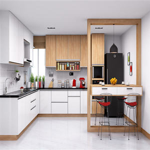 Vermonhouzz Manufacturer Custom Complete <strong>Accessories</strong> High Gloss <strong>Grey</strong> Pantry Furniture <strong>Kitchen</strong> Cabinets Luxury <strong>Kitchen</strong> Cabinets - Product Image 6