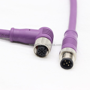 M12 4pin 5pin 6pin 8pin IP68 kablo 5M 10M 20M <span class=keywords><strong>30M</strong></span> çeşitli cihazlar için erkek ile dişi konnektör iletişim kablosu - Product Image 5