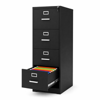 Armoire de rangement en acier modulaire à 2-3-4 tiroirs, empilable, verrouillable, système d'armoires de rangement en métal pour bureau