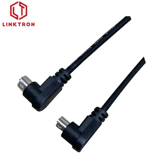 Oem klavye Mini Din erkek 2 5 6 8 9 10 Pin 4p 5pin 6pin 8pin fiş konnektörü Usb 6 Rca Midi güç uzatma Mini Din kablosu