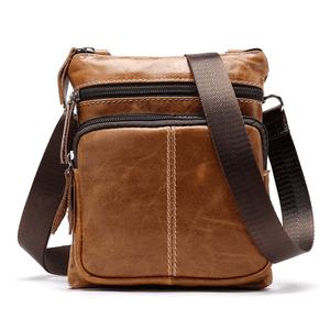 Borsa a tracolla in pelle di vacchetta stile popolare <span class=keywords><strong>con</strong></span> cinturino regolabile - Product Image 3