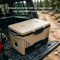 Glacière isotherme Tsunami New grande capacité 50QT avec compartiment sec et humide, style tiroir, pour camping 4x4