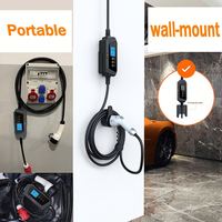 Chargeur de véhicule électrique intelligent Feyree Type 1 7KW 32A monophasé, prise J1772, câble de 5 m, chargeur de véhicule électrique portable, contrôle par application WIFI, 22KW