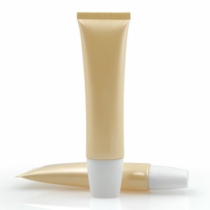 Tubo Plano de Plástico PE de 50 ml Personalizable, Tubo Puntiagudo Amarillo Claro para Crema BB, Crema para el Acné, Esencia, Gel, Ungüento - Product Image 5