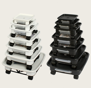 Plafarm Plato Cuadrado Engrosado para Macetas, Base de Plástico para Plantas, Bandeja Recolectora de Agua, para Suculentas y Cactus de Interior - Product Image 1