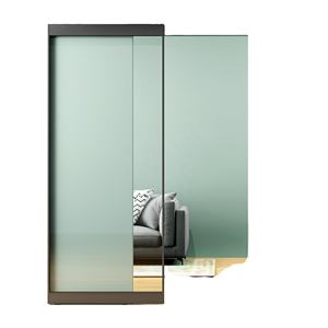 Sistem pintu geser hantu jalur tersembunyi untuk pintu kayu, jalur aluminium - Product Image 6