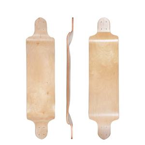 Planche à roulettes professionnelle personnalisée en bois d'érable 9 plis planche de longboard vierge - Product Image 2