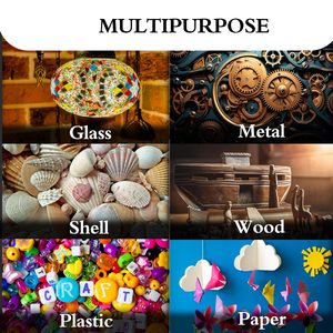 Đường kính 7mm và que keo nóng chảy dài 20cm, màu sắc các loại, an toàn & không độc hại, hoàn hảo cho nghệ thuật & thủ công (Trong suốt) - Product Image 6