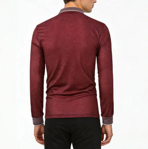 <span class=keywords><strong>Polo</strong></span> da <span class=keywords><strong>Uomo</strong></span> Casual a Maniche Lunghe in <span class=keywords><strong>Cotone</strong></span> 100% Premium di Alta Qualità con Logo Ricamato Personalizzato, Servizio OEM Disponibile - Product Image 2