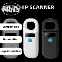 Lecteur de puces animales USB JCTAG, scanner de puces pour animaux de compagnie, lecteur de puces pour chiens, 134,2 kHz/125 kHz, protocole RFID FDX-B, plastique blanc/noir, 0-3 m