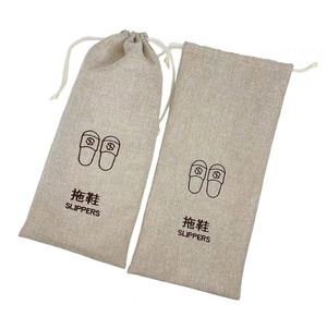 Bolsa de Almacenamiento para Zapatos y Pantuflas de Hotel y Hogar, Bolsa de Terciopelo a Prueba de Polvo para un Empaque Conveniente - Product Image 4