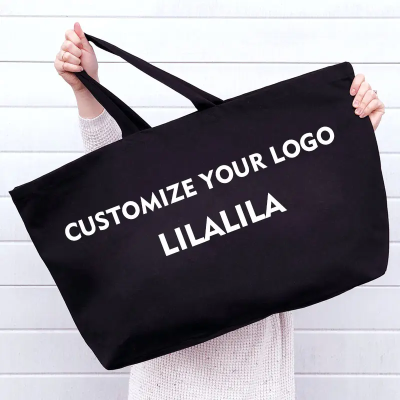 Customized new design reusable eco friendly shopping canvas tote bag handbag storage designer handbag sale