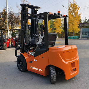 Chariot élévateur diesel industriel CE EPA de haute qualité, à chargement latéral, hauteur de levage 6000 mm, pour entrepôt, 2 tonnes, mât pneumatique à 3 sections - Product Image 6