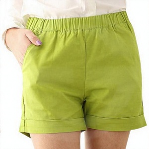Shorts Casuales de Verano para Mujer, Marca Ever Glow Fashion, Mezcla de Algodón, Transpirables, Cintura Elástica, Secado Rápido, Ecológicos, Color Sólido - Product Image 1