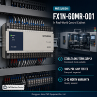 Contrôleur programmable MELSEC d'origine Mitsubishi FX1N-60MR-001 PLC 60 IO avec sortie relais, fabriqué au Japon, expédition sous 3 jours