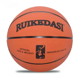 Pelota de baloncesto personalizada de entrenamiento de competición de larga duración para exteriores