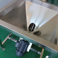 Machine de remplissage de poudre semi-automatique avec vis doseuse et trémie, pour ensachage et pesage de poudre
