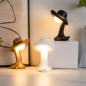 Đèn bàn 3D ma thuật tầm nhìn âm thanh nổi sáng tạo trang trí quan tâm ba màu mờ Đọc Đầu Giường Đèn bàn LED hiện đại - Product Image 3