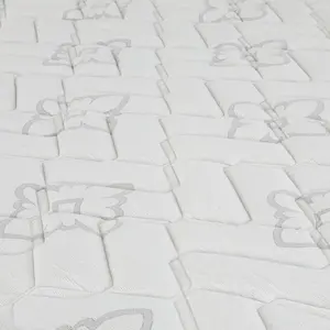 Matelas à ressorts ensachés 5 zones Matelas Sleeping Well Pocket Spring Memory Foam In Box Queen King Size Matelas noir et blanc - Product Image 5