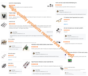 TK10UU ตลับลูกปืนเชิงเส้น P6 LMES10UUOP ความแม่นยำในการจัดตำแหน่ง LMES10UU บูชมาเป็นเส้นตรง - Product Image 5