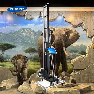 Printpro เครื่องพิมพ์ติดผนังความแม่นยำสูงเครื่องพิมพ์3D ติดผนังแนวตั้งหุ่นยนต์หมึกยูวีสำหรับการทาสีผนังแบบกำหนดเอง - Product Image 1