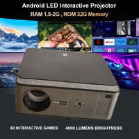 Projecteur interactif intelligent à LED Projection interactive de 60 jeux pour mur et sol pour l'école, les enfants et la maison