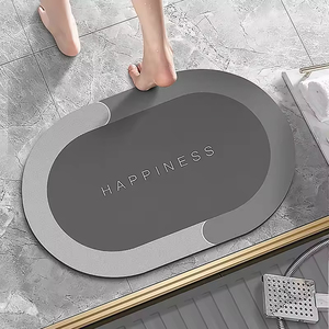 Tappetini da Bagno Antiscivolo ad Asciugatura Rapida Ultra Sottili per Arredo Bagno e Casa - Product Image 6