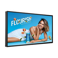 Pantalla Digital LCD de 55 Pulgadas, Android, Sin Función Táctil, 2K, Reproductor de Publicidad, CMS Integrado, Montaje en Pared, Pantalla Inteligente para Menús de Restaurantes