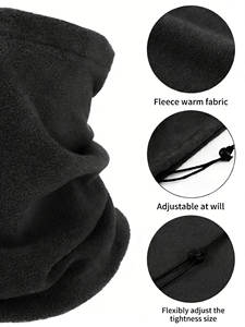 Customized Double-layer Thick Ski <b>Neck</b> Gaiter Winter <b>Scarf</b> for Men <b>Women</b> Warmer Lightweight Durable Short Length Outdoor - Product Image 3