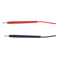 Anti-slip Grip Multimeter Banana Test Leads Black and Red Wires Probes Digital Multimeter Feelers for Multimeter Wire Tips