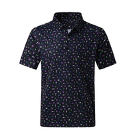Özel logo lüks yüksek kaliteli polyester spandex hızlı kuru slim fit golf giyim anti-kırışıklık buz ipek erkek polo GÖMLEK
