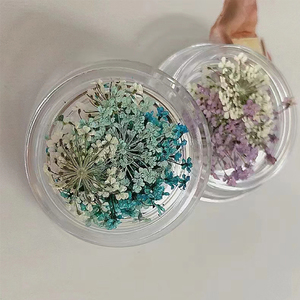 ชุดตกแต่งเล็บลายดอกไม้ 3 มิติ แบบเพ้นท์สีน้ำมัน สไตล์ INS  พร้อมจิวเวลรี่ประดับเล็บรูปกลีบดอกไม้ขนาดเล็ก จำหน่ายแบบขายส่ง - Product Image 2