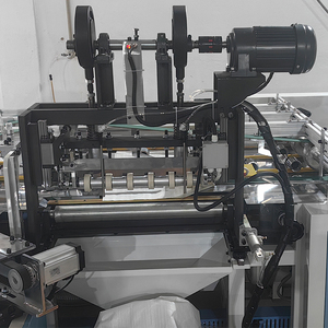 Máquina de coser industrial de alta velocidad totalmente automática para cortar y coser sacos con unidad de fuelle para sacos de polipropileno tejido. - Product Image 3