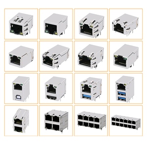 Avec LED magnétique modulaire Ethernet Jack <span class=keywords><strong>RG45</strong></span> Cat5 connecteur <span class=keywords><strong>RJ45</strong></span> Jack femelle connecteur 74990112116A - Product Image 6