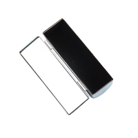 Coffret cadeau de maquillage en aluminium personnalisé étui à rouge à lèvres argenté personnalisé porte-rouge à lèvres en métal