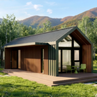 Casas Prefabricadas de Panel Sándwich STAR CABIN YS10, Diseño Moderno Transpirable de Mediados de Siglo, Completamente Amuebladas, para Uso en Hoteles y Salones, Garantía de Más de 5 Años