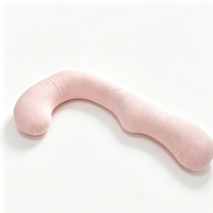 Almohada de Maternidad para Todo el Cuerpo con Funda Ultra Suave para Aliviar las Molestias <span class=keywords><strong>del</strong></span> <span class=keywords><strong>Embarazo</strong></span> en Todos los Trimestres - Product Image 4